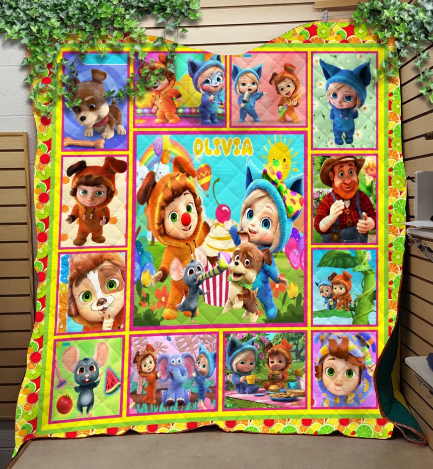 Personalized Dave And Ava Blanket Dave And Ava Birthday Party Dave And Ava Gift Cartoon Blanket Custom Kids Blanket